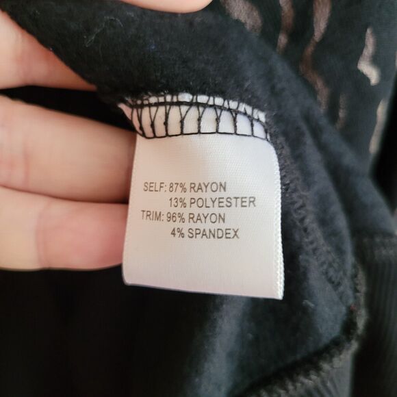 Jane And Delancey Womens Fleece Lined Sweater Plus Size 2x Zebra Print NWOT - Picture 5 of 9